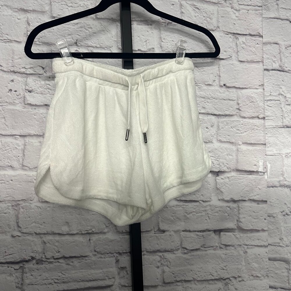 Ocean Drive White Terrycloth Shorts